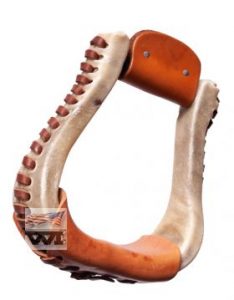 Jalustimet nahkapäällysteiset Rawhide Bell Bottom