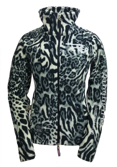 Ranchgirls Fleece Jacket Grace Snow Leopard fleece