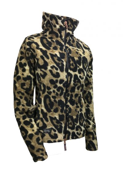 Ranchgirls Fleece Jacket Grace Leopard fleece
