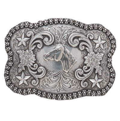 Vyönsolki Horsehead Antiqued Silver