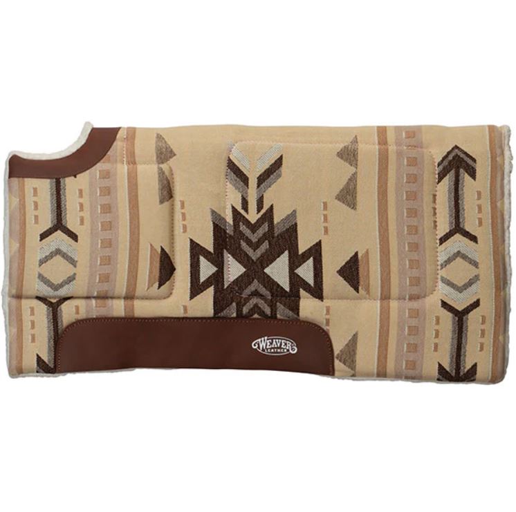 Weaver All Purpose BuiltUp Cut Back Saddle Pad Western Spirit