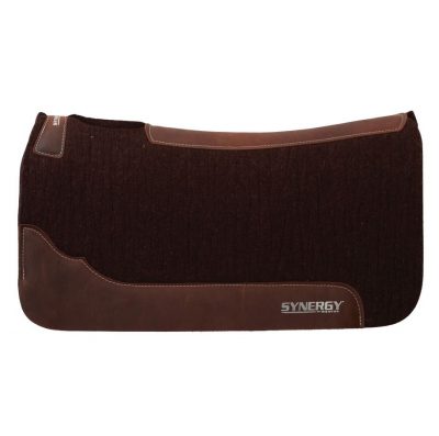 Weaver Synergy Contoured Steam Pressed 100% Merino Wool Felt Saddle Pad 3/4"
