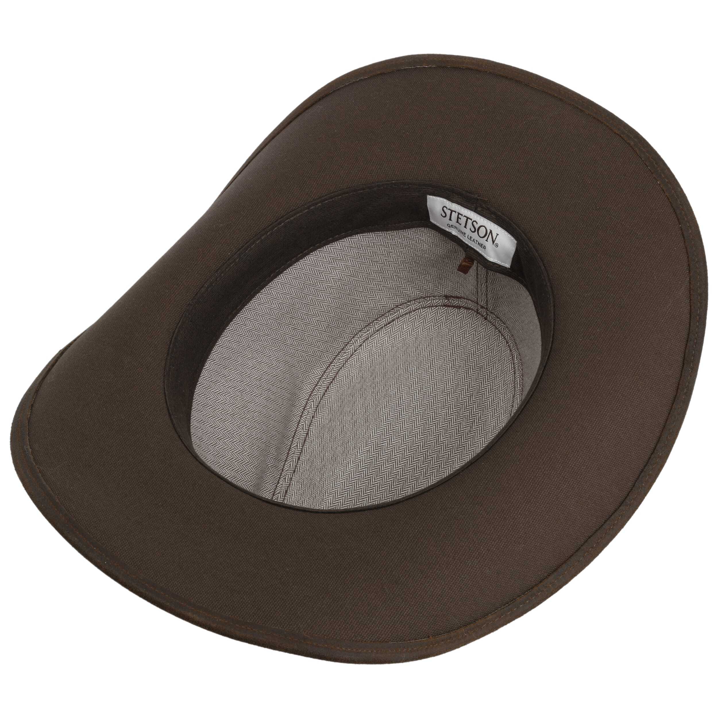 Nahkahattu Stetson Calf Split Leather Western Hat