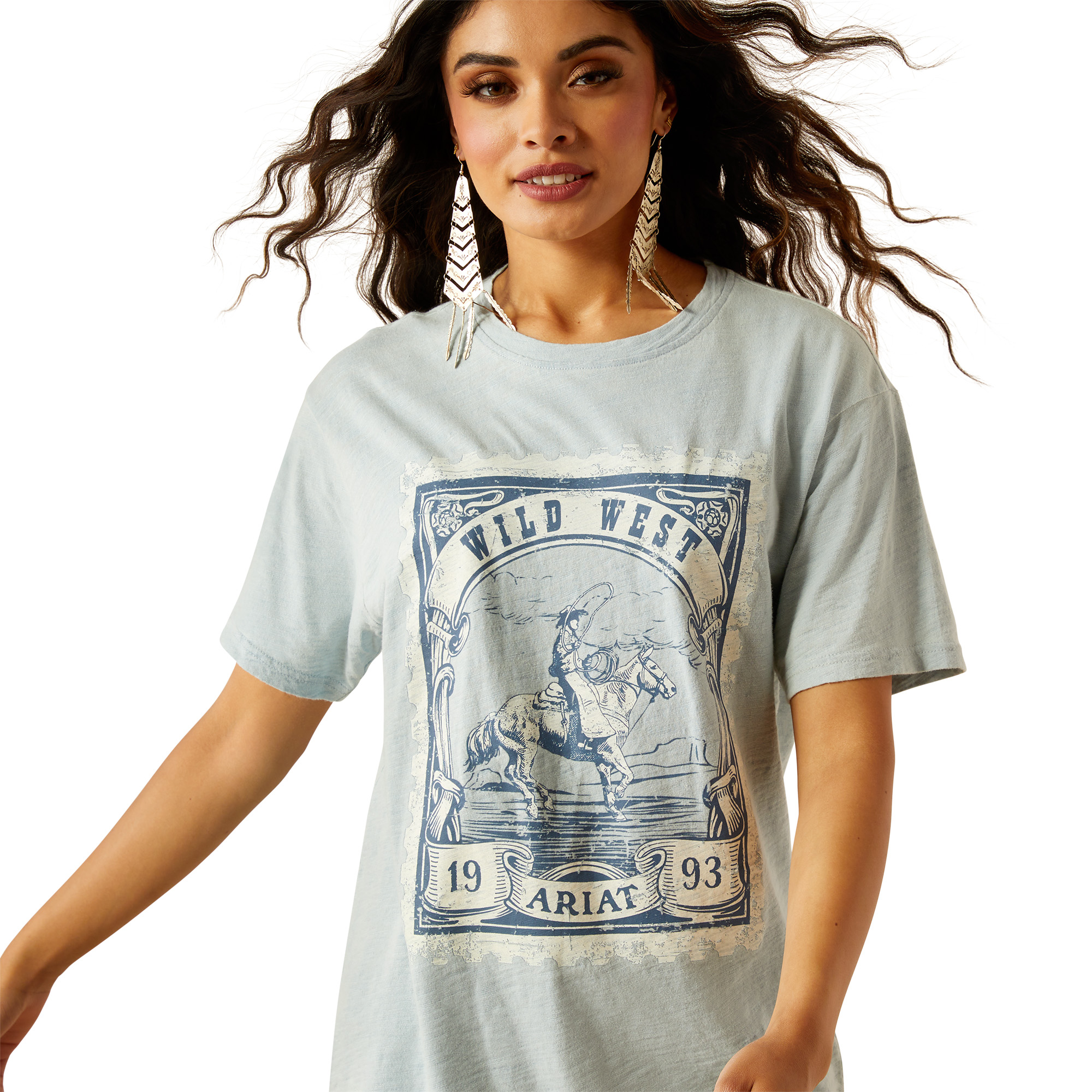 Ariat Women’s T-Shirt Wild West Stamp T-paita