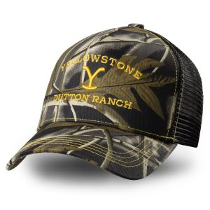Cap Yellowstone TC Dutton Ranch Y camo lippalakki
