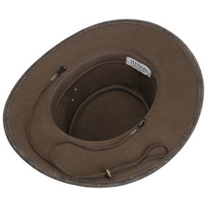 Nahkahattu Stetson Western Pigskin Leather Hat