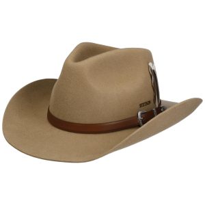Hattu Stetson Limington Western Wool Hat beige