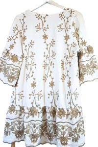 Ranchmekko Lula Natura White Evening Gown