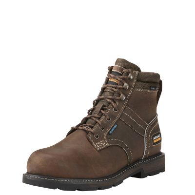 Ariat Men's Work Boot Groundbreaker 6" Lace Steel Toe H2O