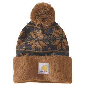 Pipo Carhartt Knit Pom Jacquard Beanie