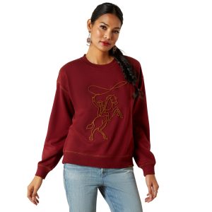 Ariat Women's Sweatshirt Lasso collegepaita