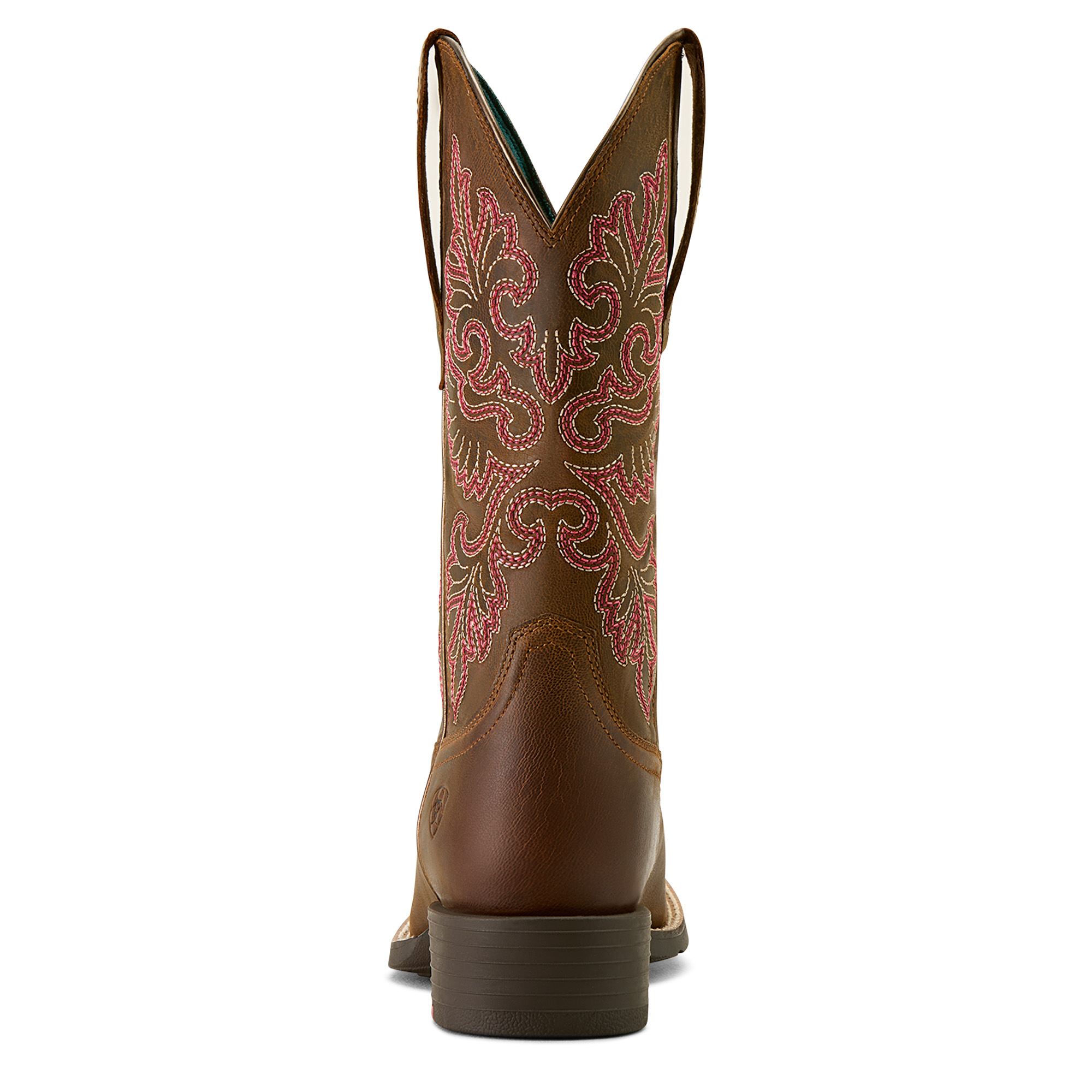 Ariat Women’s Round Up StretchFit W Square Toe Western Boot Sassy Brown