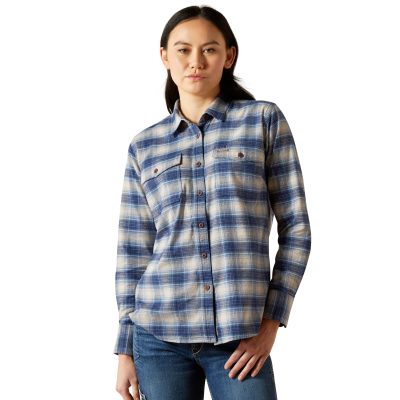 Ariat Women's Rebar Flannel DuraStretch Work Shirt flanellipaita