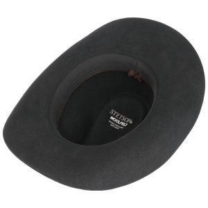Hattu Stetson Limington Western Wool Hat black
