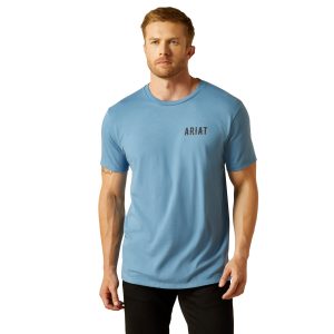 Ariat Men’s T-Shirt Blazing Saddle T-paita