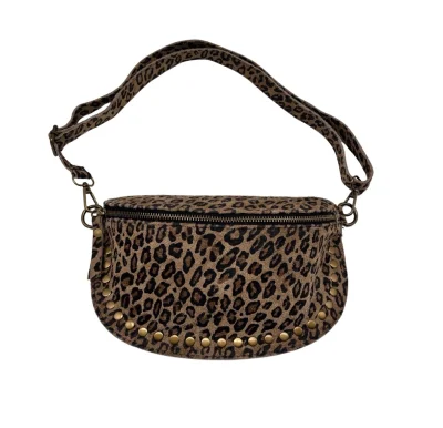 Laukku Louisa Lee Suede Dion Leather Fanny Pack Leopard