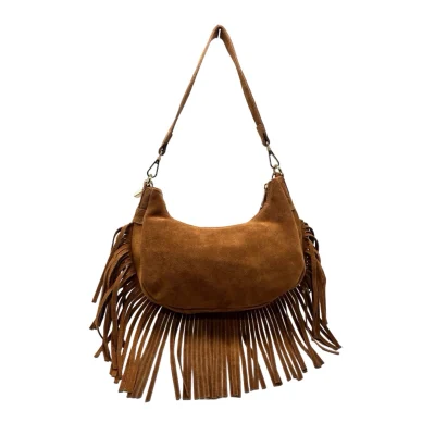 Hapsulaukku Louisa Lee Suede Leather Bag Fringe Demy