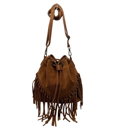 Hapsulaukku Louisa Lee Suede Leather Bucket Bag Aurélia