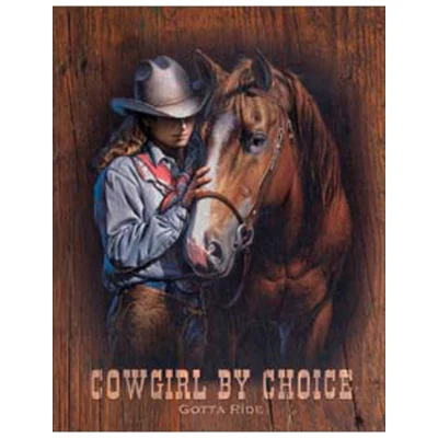 Peltikyltti Cowgirl By Choice