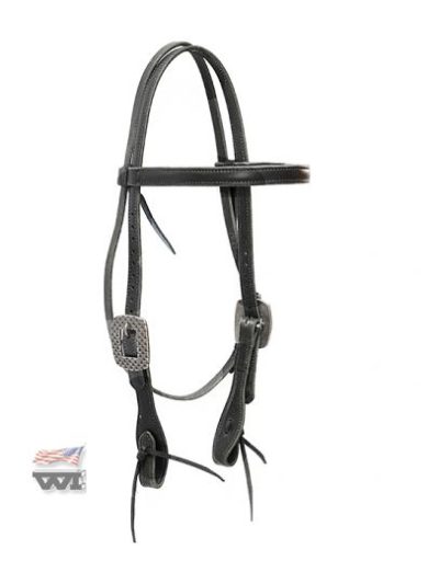 Suitset PC Black Latigo Headstall
