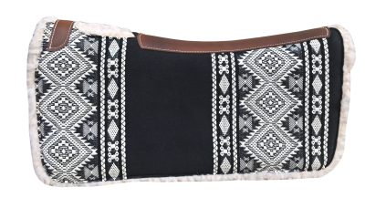 Arena Masters Ergonomic Saddle Pad Aztec black&white