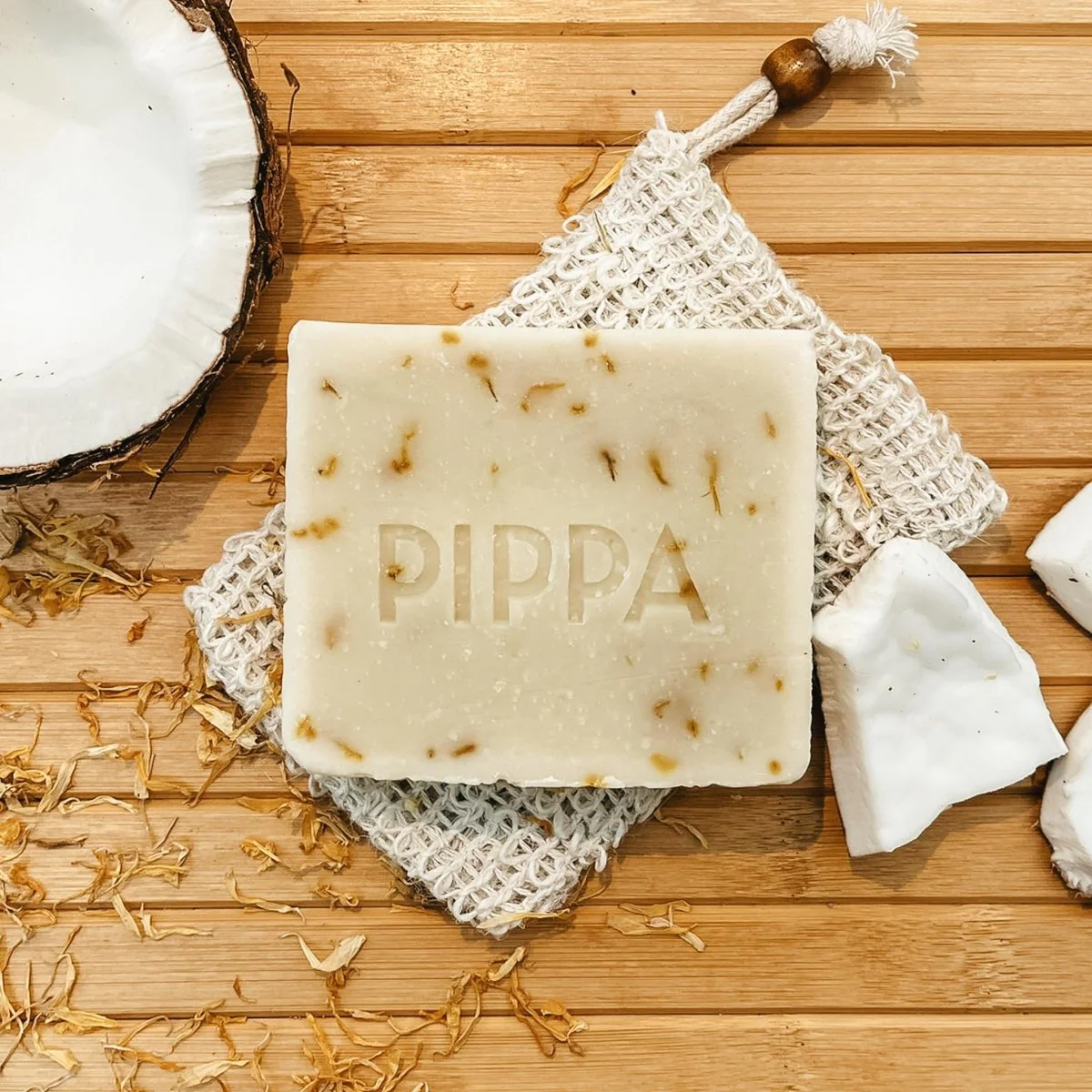 PIPPA Shampoobar Coconut & Marigold 180g