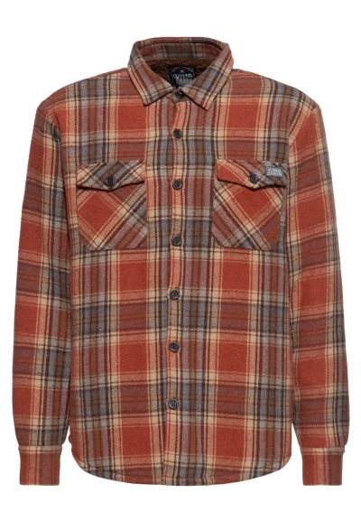 King Kerosin Sherpa Lined Shirt paita