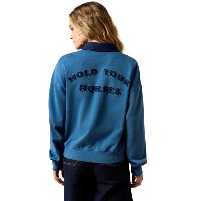 Ariat Women’s Sweatshirt Hold Your Horses collegepaita